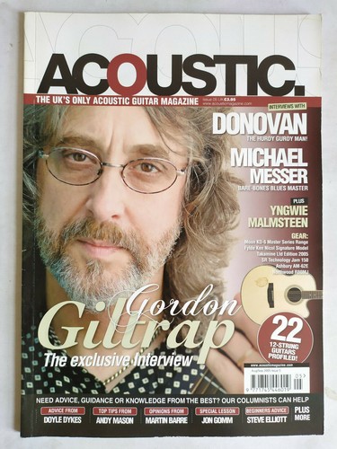 Acoustic magazine issue number - acoustic,