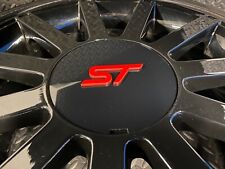Proform Mk6 Ford Fiesta ST150 Wheel Centre Caps - Gloss Black With 3D ST Logos