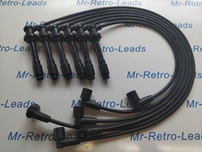 BLACK 8MM PERFORMANCE LEADS FITS THE TVR CERBERA S6 TUSCAN TAMORA T350 SAGARIS..