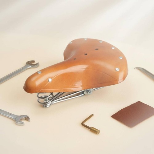 Vintage leather bike - vintage,
