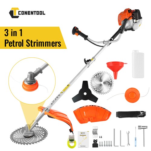 Powerful petrol grass trimmer - powerful,