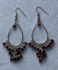 925 Sterling Silver Garnet