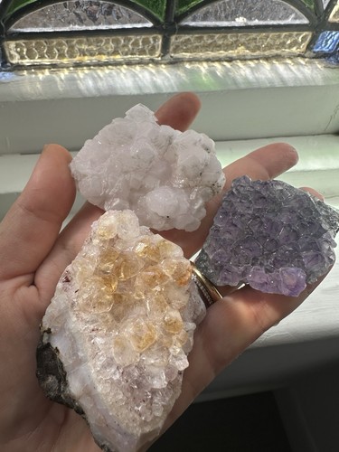 Mixed natural crystal - natural,