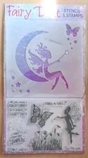 Fairy Dust 6" Stencil & Stamp