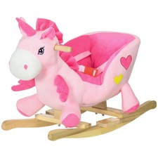HOMCOM Rocking Horse, Plush