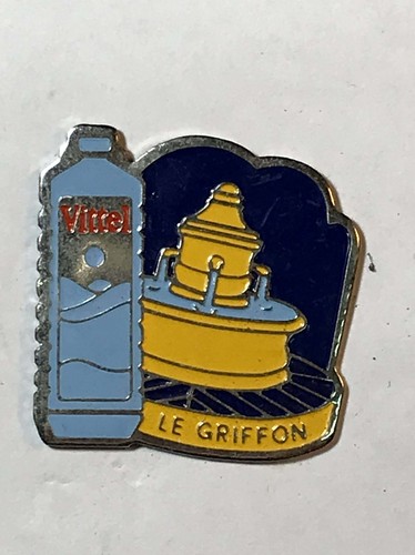 Pin bottle blue vittel - vittel,
