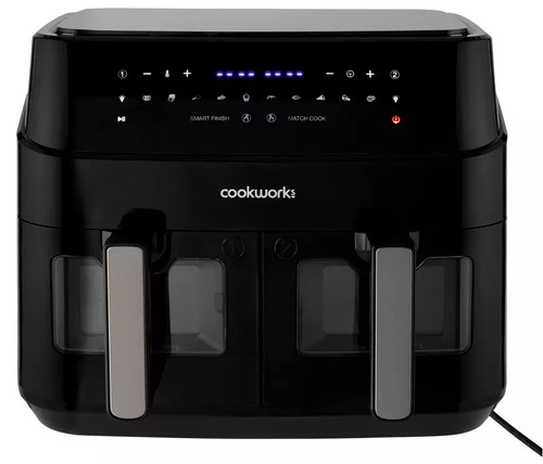 Cookworks dual air fryer - cookworks,