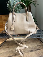Radley Provence Street Bag Beige Pebbled Leather Shoulder Grab Bag