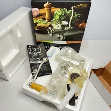 MINCER Kitchen Craft Cast Iron No. 5 Manual Boxed Original Packaging 2.5kg LARGE