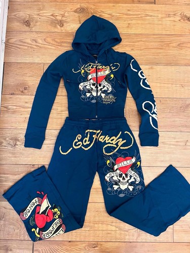 Hardy tracksuit blue uk6 - hardy, xs