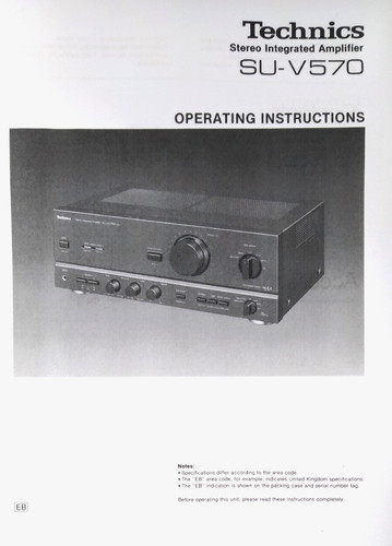 Technics v570 integrated - technics,