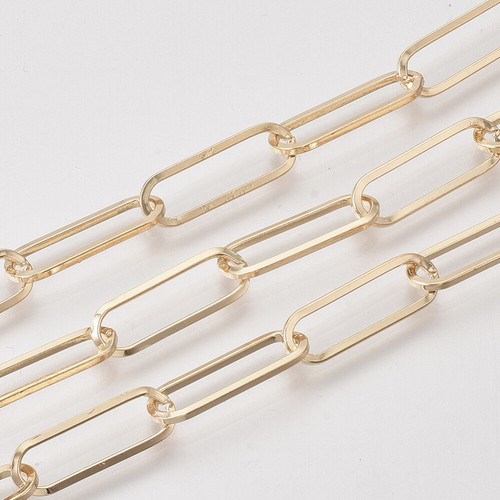 Paper clip necklace chain - clip,