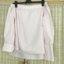 Zara Woman Pink Bardot Top. Size M. New.