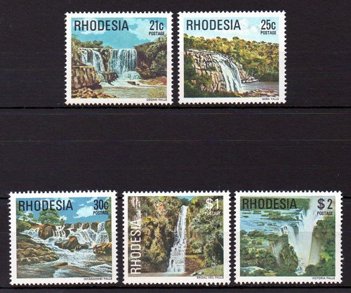 Rhodesia 1978 waterfalls - rhodesia, mnh