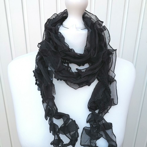 Ladies women girls black lace - women,