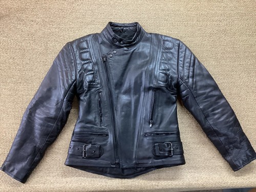 Mens small black leather - mens, 40