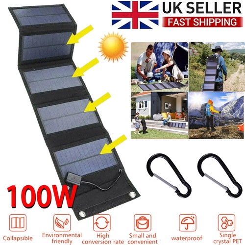 100w solar panel folding - 100w,