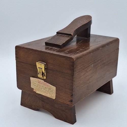 Vintage kiwi wooden shoe - wooden,