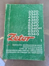 ZETOR 6340 PARTS BOOK