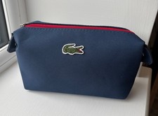 Lacoste Thai Airways Business Class Amenity Wash Travel Bag Navy Blue