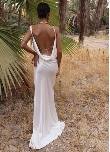 Rat boa ophelia ivory maxi - &,