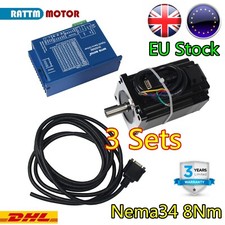 「DE」3x 8Nm Nema34 Servo
