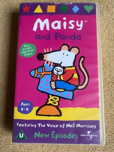 Maisy and panda vhs kids - panda,