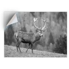 1 x Vinyl Sticker A4 - BW -