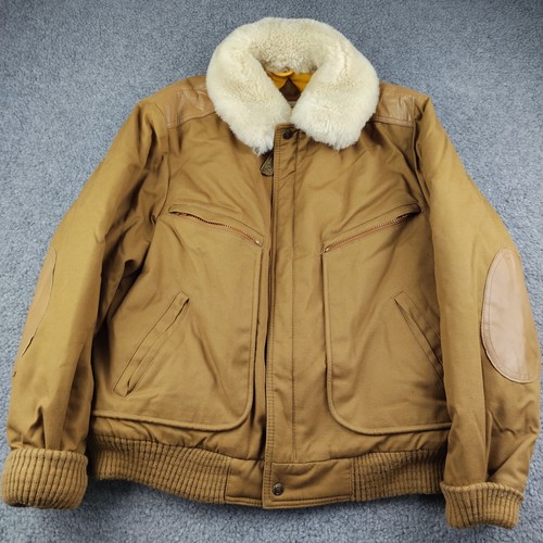 Vtg flight bomber jacket - flight,