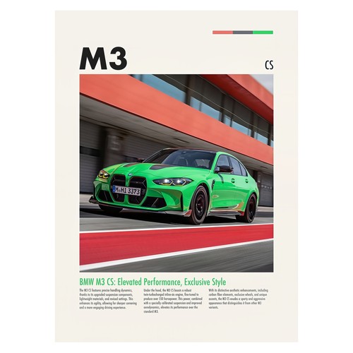 Green sports car - car, modern