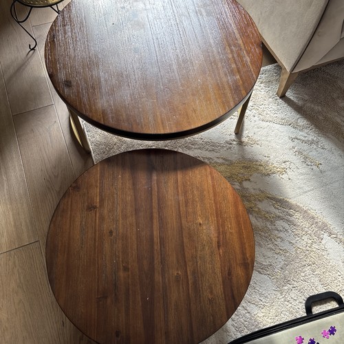 Round nesting coffee - tables,