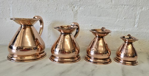 Set late victorian copper - of,