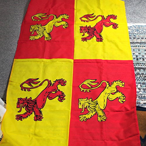 Welsh heraldic lion rampant - welsh,
