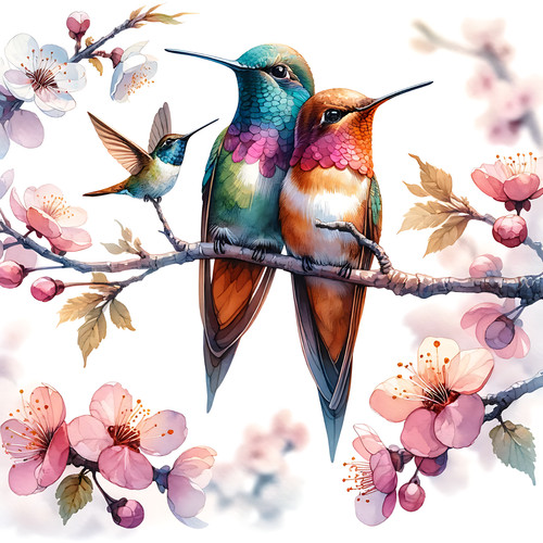 Bird tile stickers peel - bird,