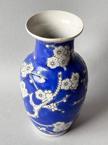 Chinese handpainted blue - blue, &