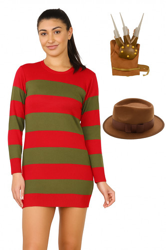 Womens freddy krueger costume - krueger,