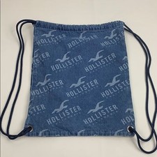Hollister Blue denim jean logo