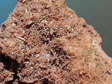 Red Calcite Crystals And