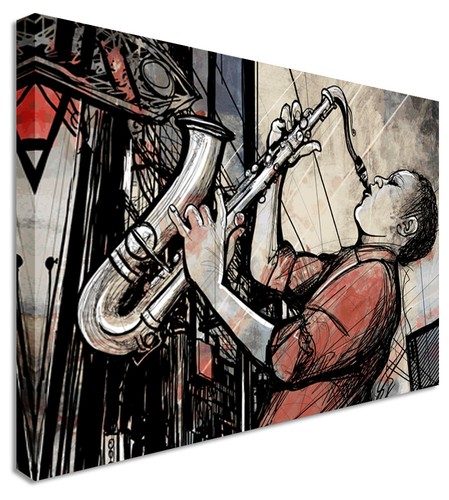Jazz saxophone ghetto - jazz, solo