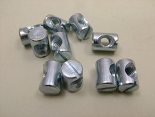 Bed bolt nut pack of 10 barrel