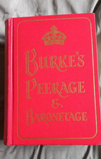 Rare 1980 BURKE'S PEERAGE &