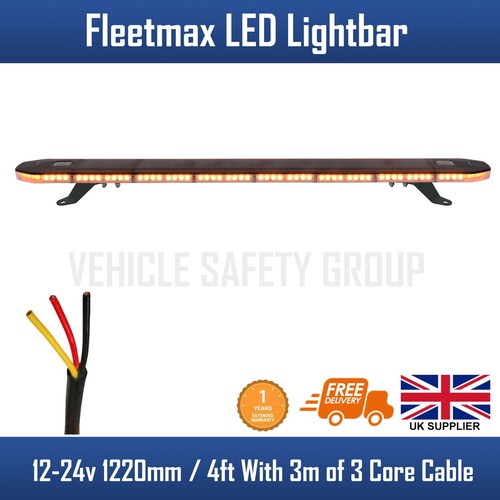 Led amber beacon light bar - led,
