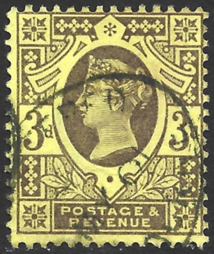 1887 1892 202 - gb, sg#202,