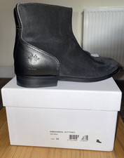 DIOR TODDLER Unisex Black Leather & Suede Boots size EU 29 /UK 11.Good Condition