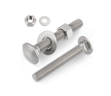 M12 12mmØ CARRIAGE BOLTS WITH