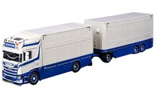 IMC MODELS, SCANIA R Series High Roff 4x2 truck and trailer 1+2 axles livesto...