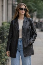 Ladies Women Real Leather