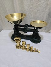 VINTAGE LIBRASCO   SCALES WITH WEIGHTS 1 LB  -1/4 OZ  BELL SHAPE A FULL SET VGC