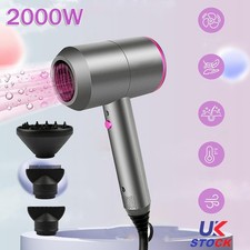 2000W Professional Style Hair Dryer Nozzle Concentrator Blower Pro Salon Heat UK