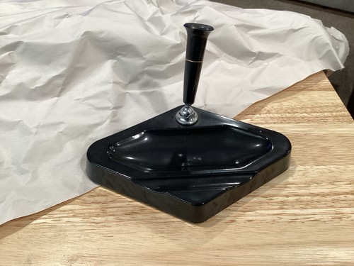 Vintage black glass - black, eversharp